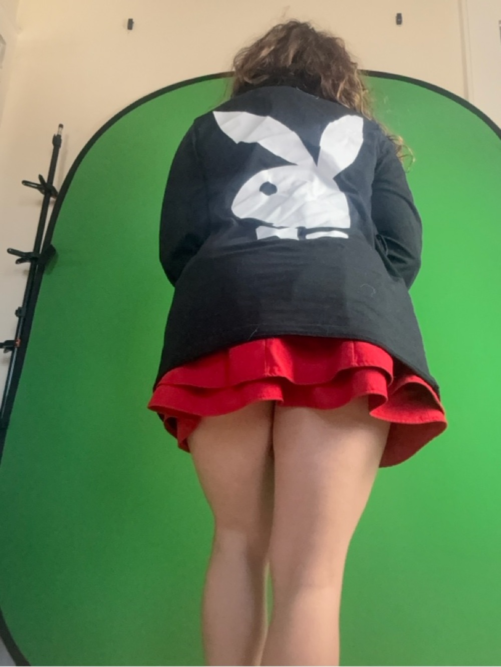 Black play boy bunny robe